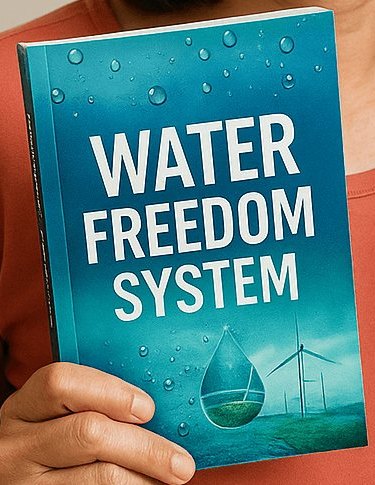 Hand holding the Water Freedom System digital guide